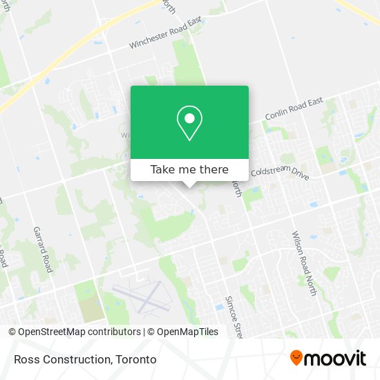 Ross Construction map