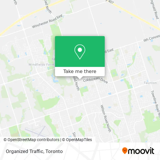 Organized Traffic map