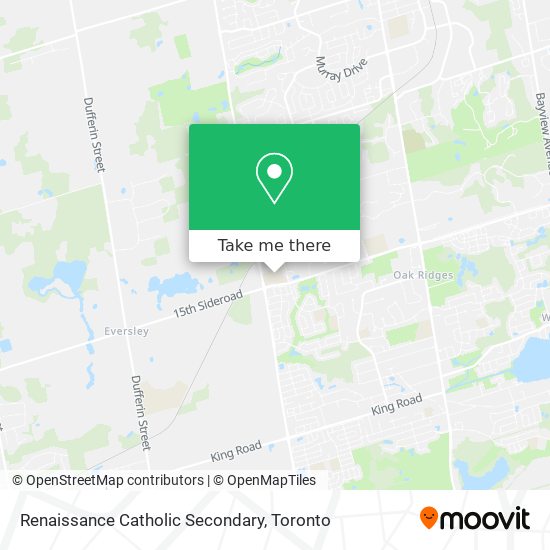 Renaissance Catholic Secondary map