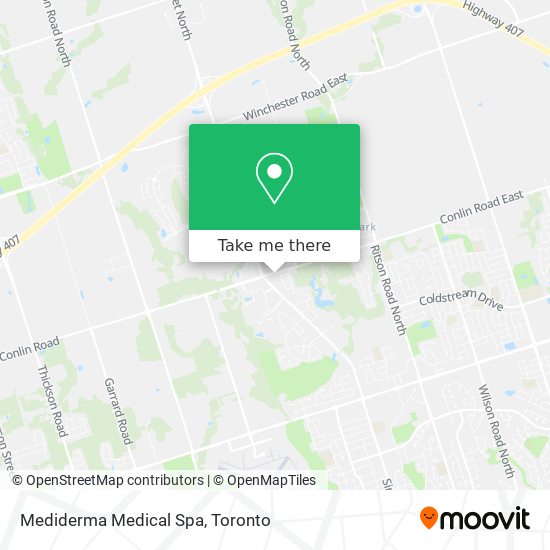 Mediderma Medical Spa map