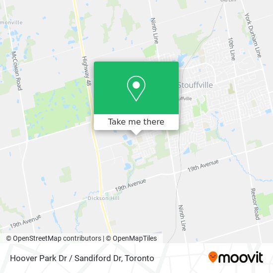 Hoover Park Dr / Sandiford Dr map