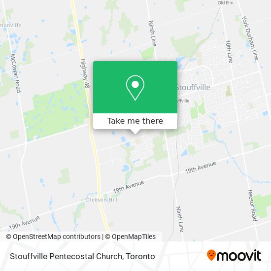 Stouffville Pentecostal Church plan