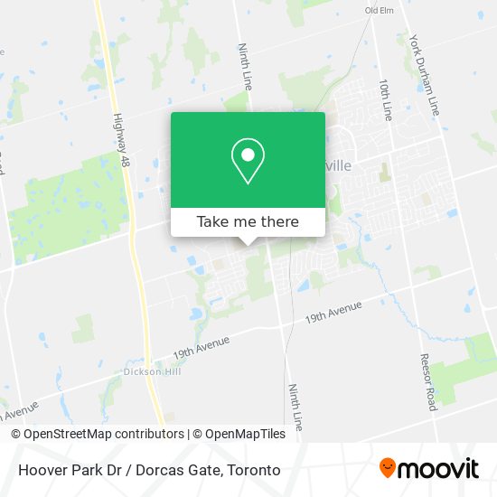 Hoover Park Dr / Dorcas Gate map