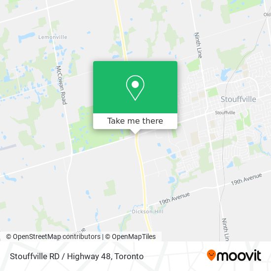 Stouffville RD / Highway 48 plan