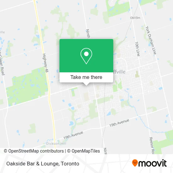 Oakside Bar & Lounge map