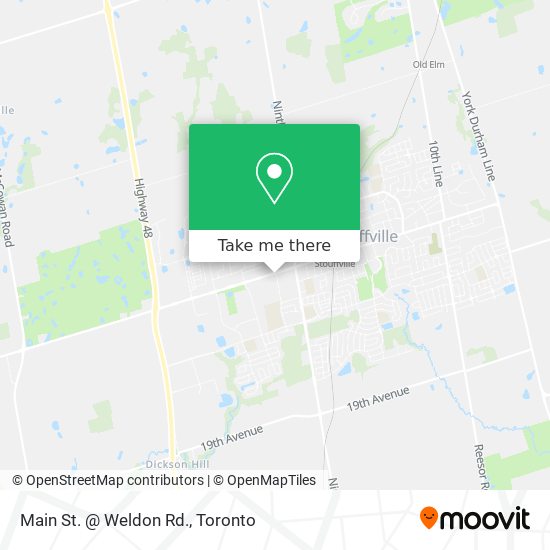 Main St. @ Weldon Rd. map