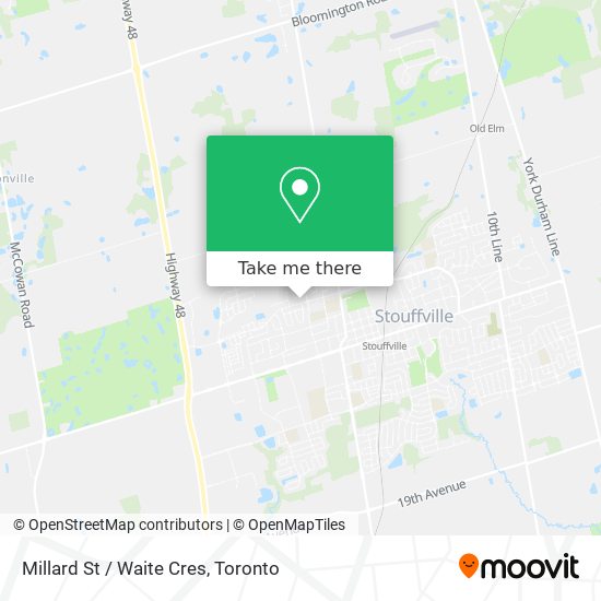 Millard St / Waite Cres map