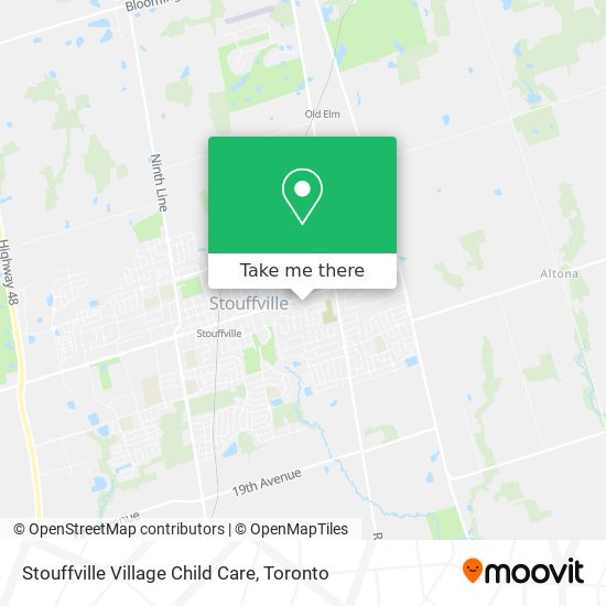 Stouffville Village Child Care map