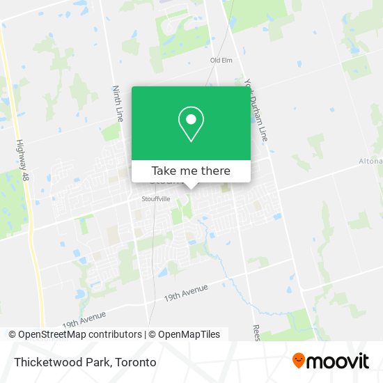Thicketwood Park plan