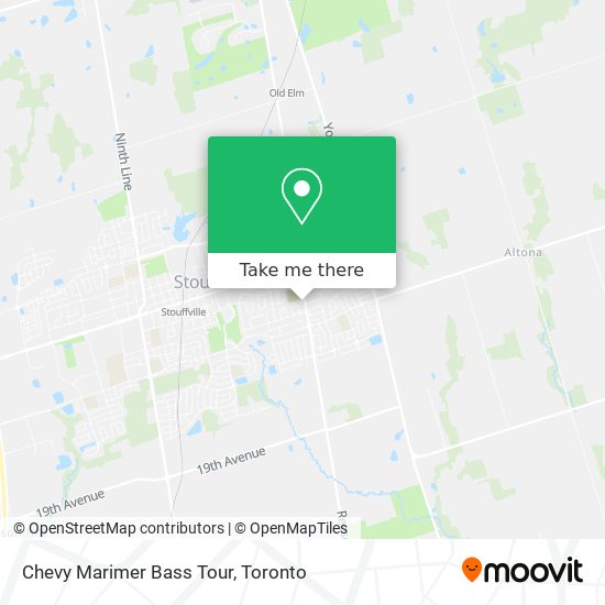 Chevy Marimer Bass Tour map