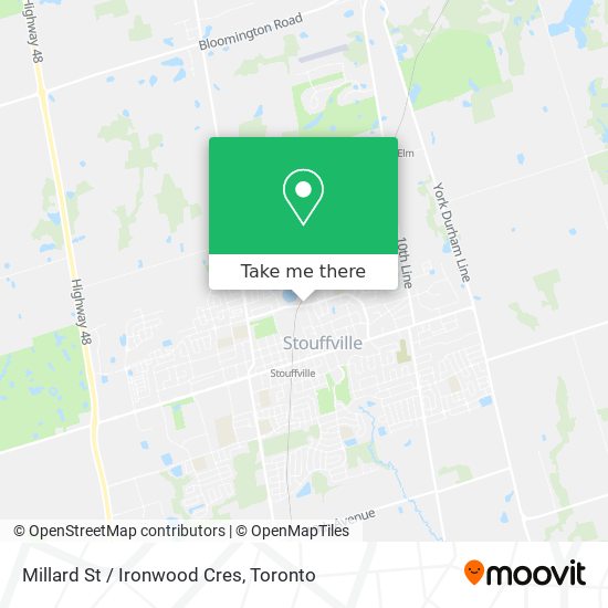 Millard St / Ironwood Cres map