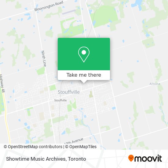 Showtime Music Archives map