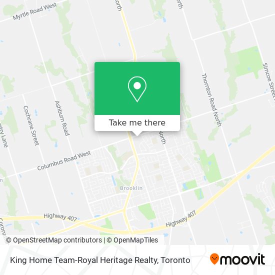 King Home Team-Royal Heritage Realty map