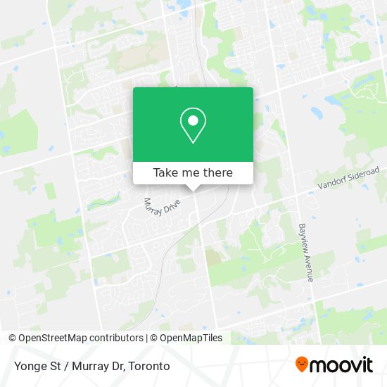 Yonge St / Murray Dr map