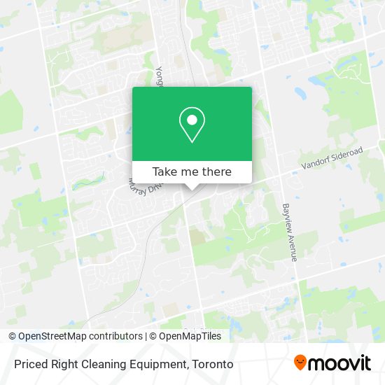 Priced Right Cleaning Equipment map
