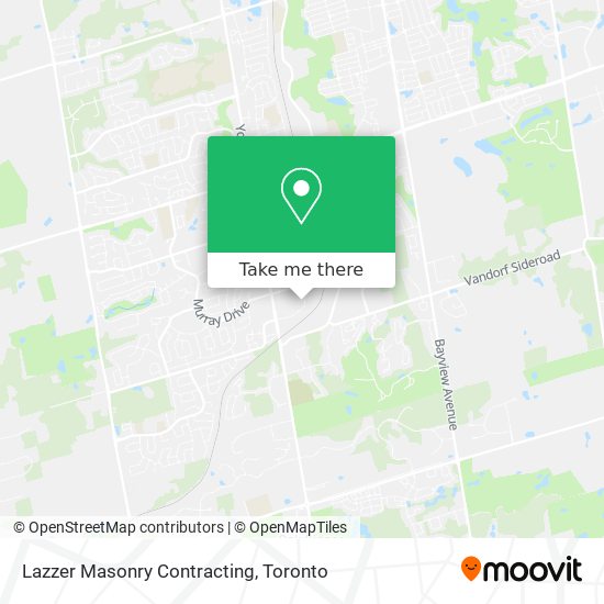 Lazzer Masonry Contracting map