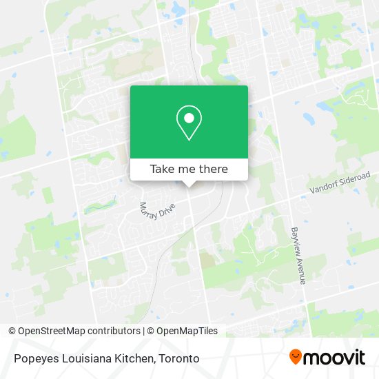 Popeyes Louisiana Kitchen map