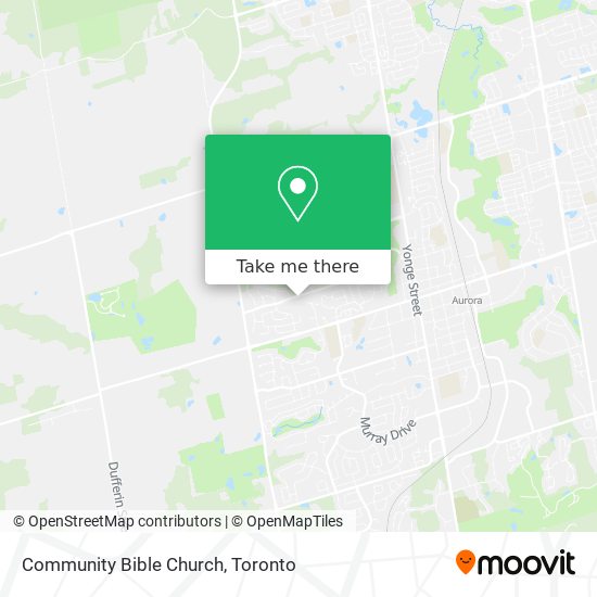 Community Bible Church plan
