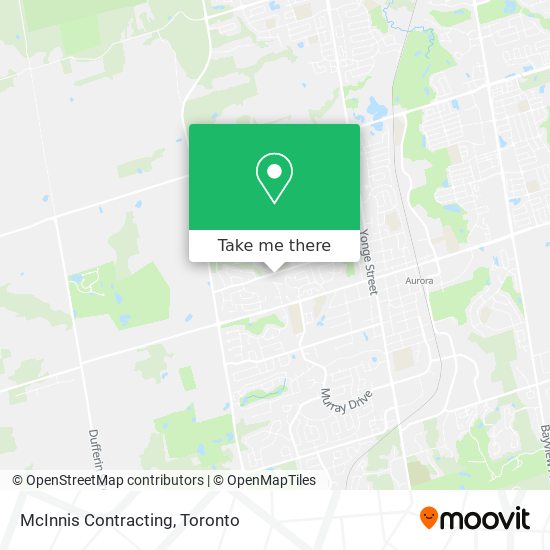 McInnis Contracting map