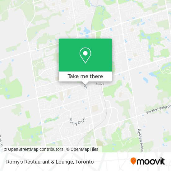 Romy's Restaurant & Lounge plan