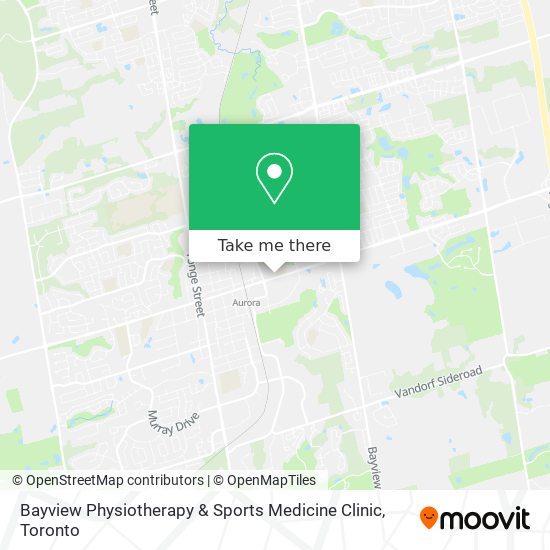 Bayview Physiotherapy & Sports Medicine Clinic plan