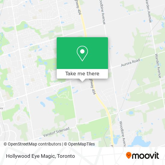Hollywood Eye Magic map