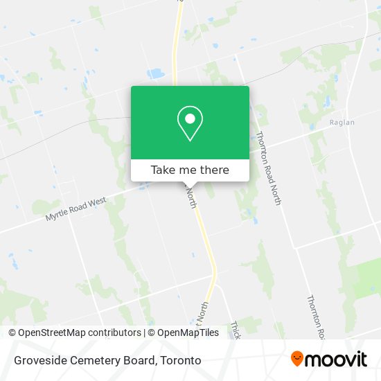 Groveside Cemetery Board map