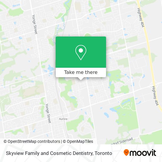 Skyview Family and Cosmetic Dentistry map