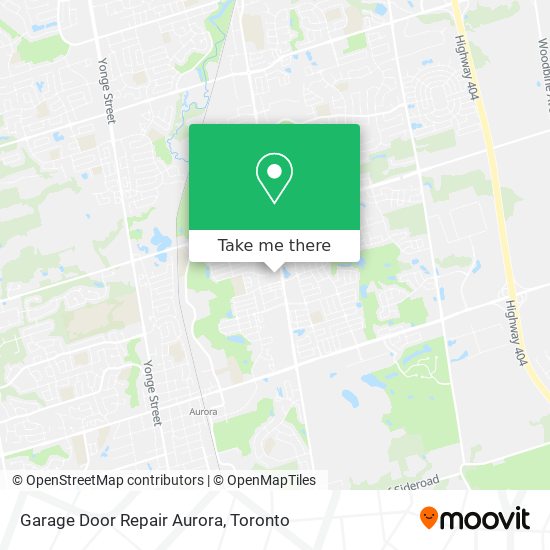 Garage Door Repair Aurora map