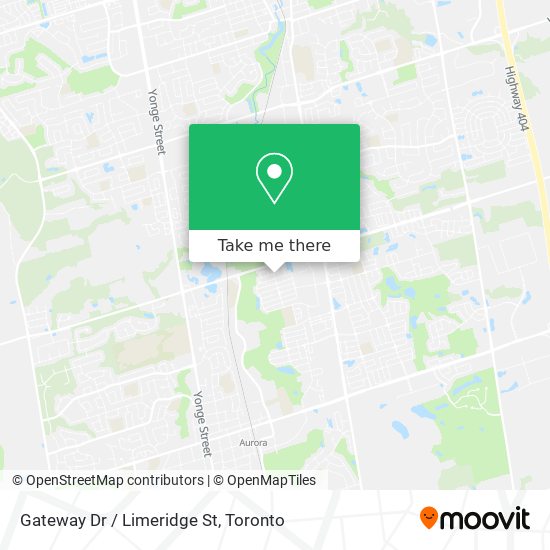 Gateway Dr / Limeridge St map