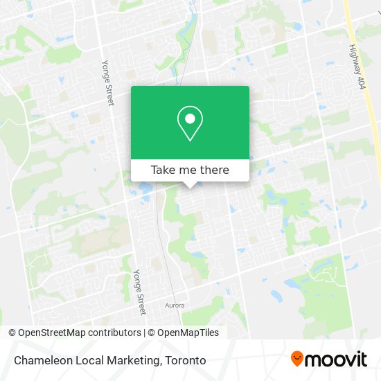 Chameleon Local Marketing map