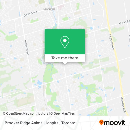 Brooker Ridge Animal Hospital map