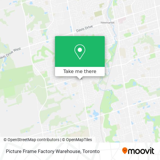 Picture Frame Factory Warehouse map