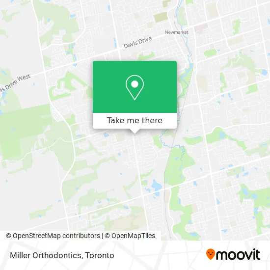 Miller Orthodontics map