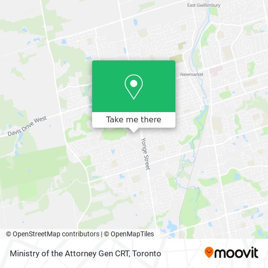 Ministry of the Attorney Gen CRT map