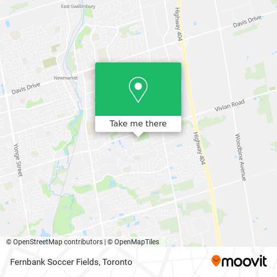 Fernbank Soccer Fields map