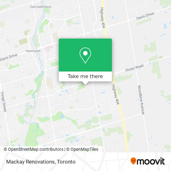 Mackay Renovations map