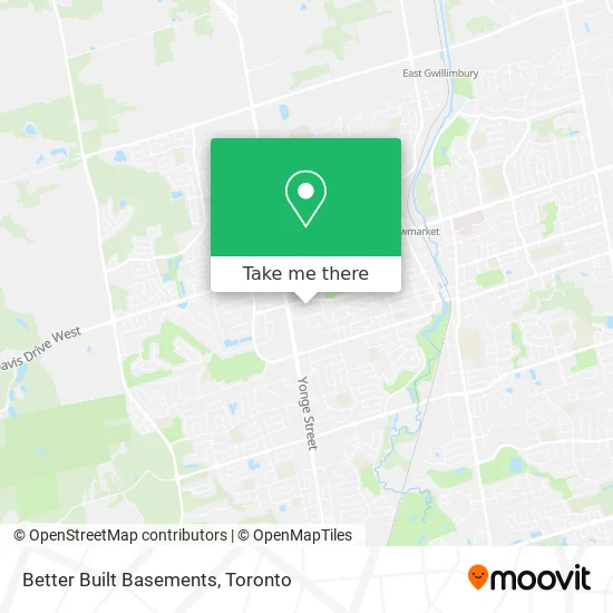Better Built Basements map