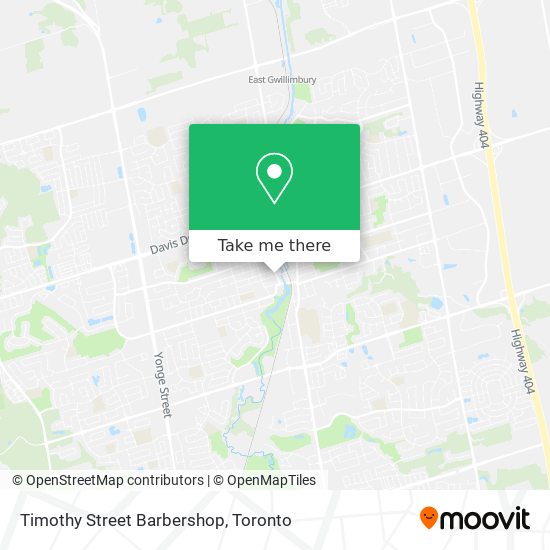 Timothy Street Barbershop map