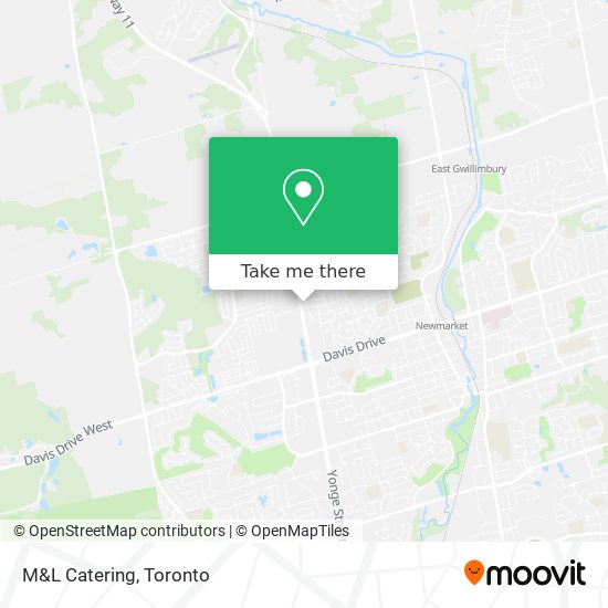 M&L Catering map