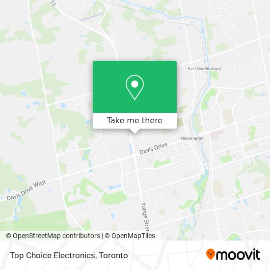 Top Choice Electronics map