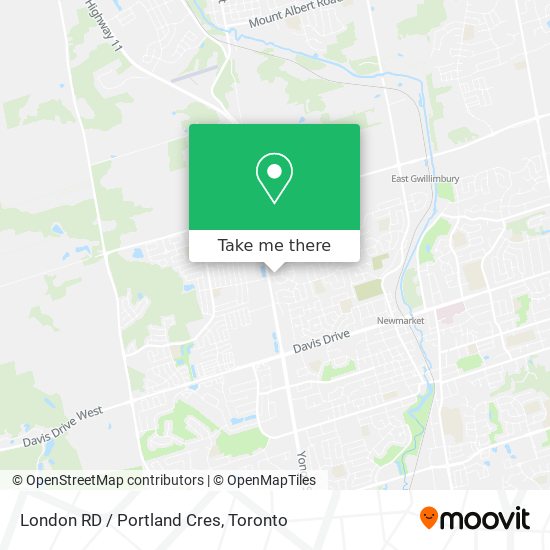 London RD / Portland Cres map