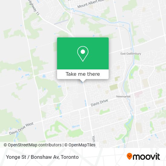 Yonge St / Bonshaw Av map