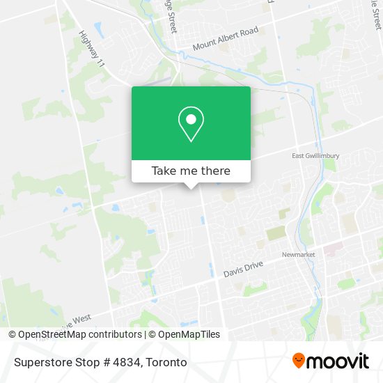 Superstore Stop # 4834 map