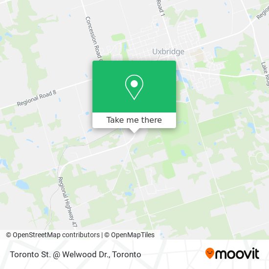 Toronto St. @ Welwood Dr. map