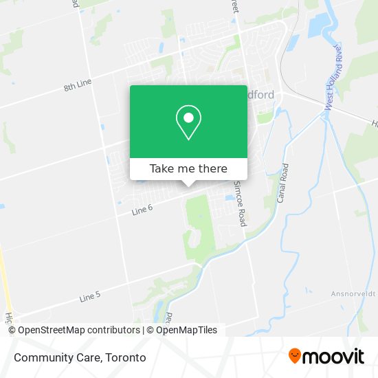 Community Care map