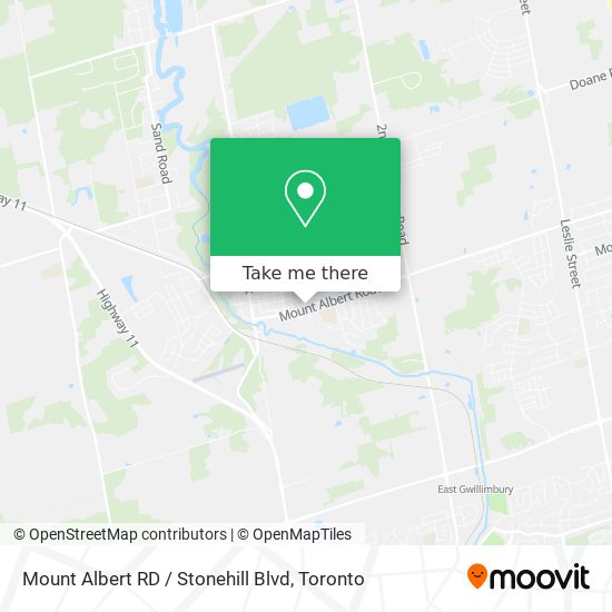 Mount Albert RD / Stonehill Blvd plan