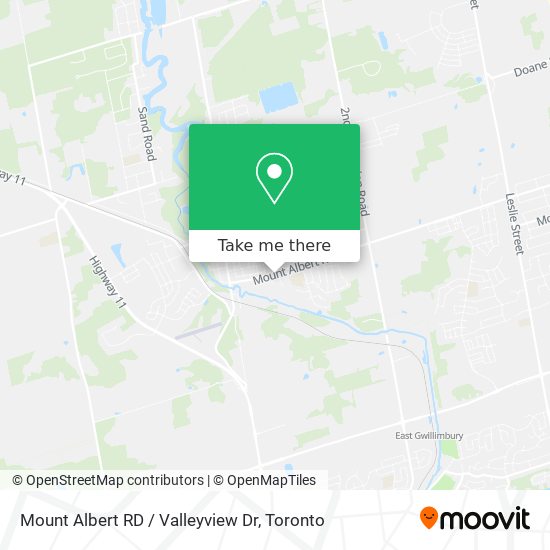 Mount Albert RD / Valleyview Dr map