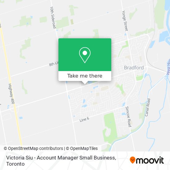 Victoria Siu - Account Manager Small Business map