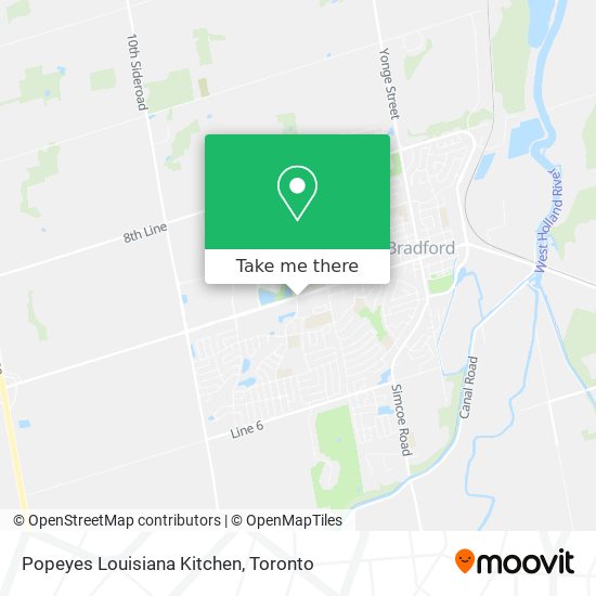 Popeyes Louisiana Kitchen map